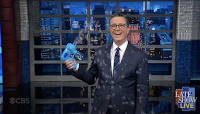 Stephen Colbert gets through 'borrifying' RNC night 3 with bonafide whimsy