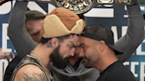 BKFC 56 video: Mike Perry, Eddie Alvarez go head to head (literally) during another tense faceoff