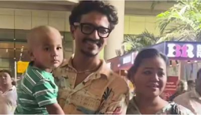 WATCH: Bharti-Haarsh spotted post son Gola's mundan; say he looks like THIS Bollywood star