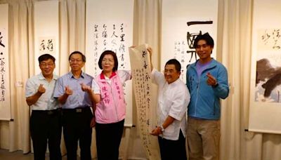 宜市圖城東藝廊「佛語禪藝」書畫展 開幕