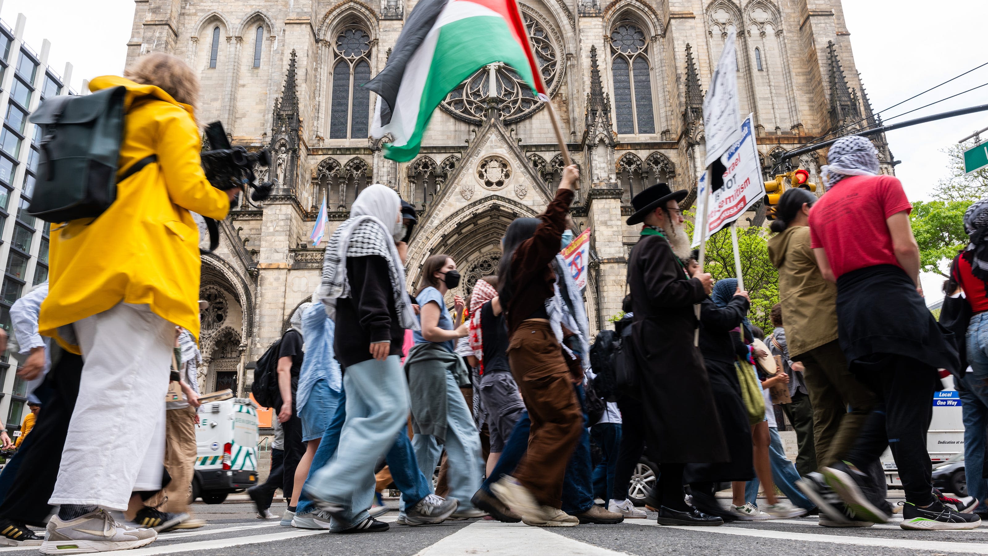 Misspelled pro-Palestinian message is from Canadian protest, not Columbia | Fact check