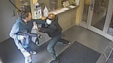 Video shows unarmed guard preventing gunman from entering treatment clinic