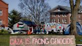 Tufts University student protesters vandalize campus, call for divestment from Israel