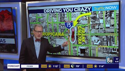 What’s Driving You Crazy? – A three-day closure of Frank Sinatra Drive under Tropicana