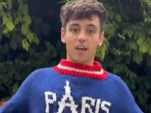 Tom Daley Finished the Paris Olympics Knit Sweater He Was Working On