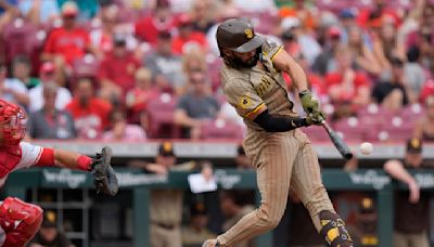 Fernando Tatis Jr. hits a go-ahead double in the 10th inning as the Padres beat the Reds 6-4