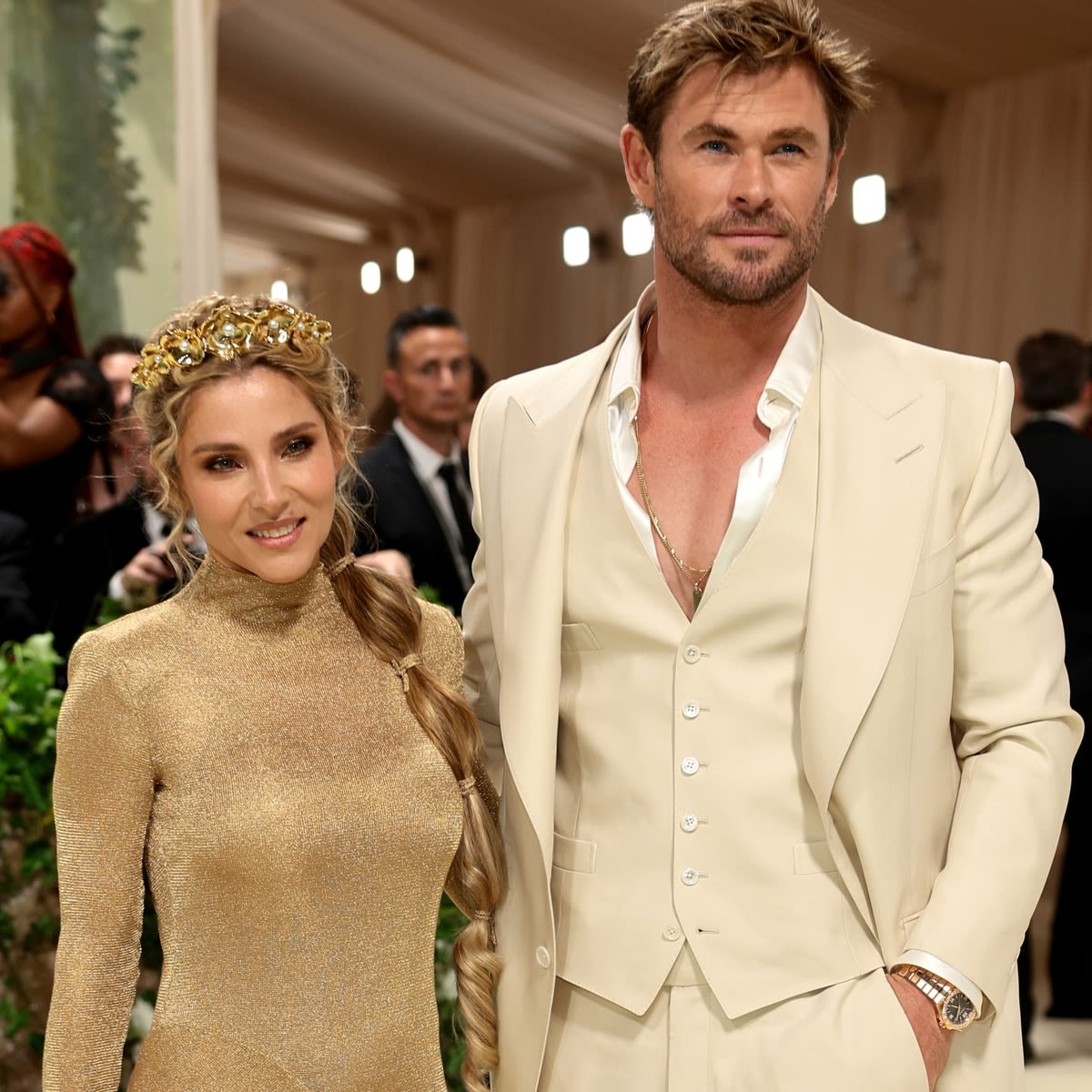 Chris Hemsworth & Elsa Pataky Bring Their Love and Thunder to Met Gala