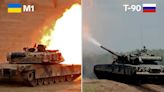 Russian vs. Western-made tanks in the Ukraine war