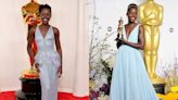 Lupita Nyong'o's icy blue dress at the 2024 Academy Awards was a nod to the gown she wore when she won her Oscar in 2014