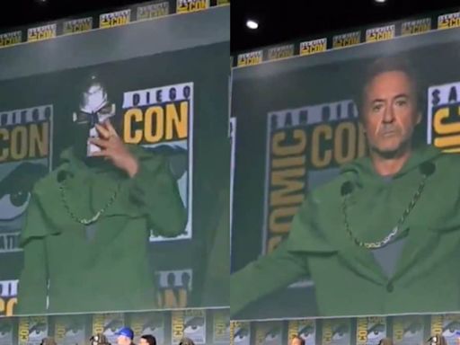 Robert Downey Jr Returns to MCU as Dr Doom in Russo Bros' Avengers Doomsday; Watch Epic Comic Con Video - News18