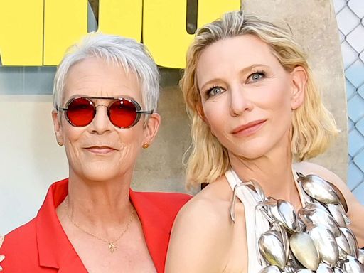 Jamie Lee Curtis Helps Cate Blanchett Avoid a Red Carpet Wardrobe Malfunction: 'I Got Her Back'