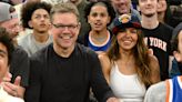 Matt Damon and Luciana Barroso Have Date Night at the San Antonio Spurs v. New York Knicks Game