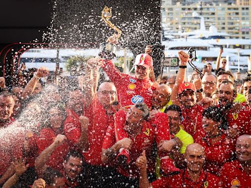 F1摩納哥站勒卡歷家鄉奪冠 跳海慶祝