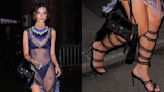 Emily Ratajkowski’s René Caovilla Chandelier Sandals Get a Color Update for the Met Gala Afterparty Scene