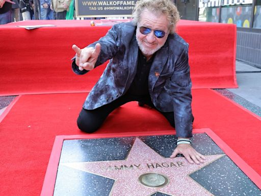 Sammy Hagar receives star on Hollywood Walk of Fame