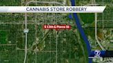 Robbers use a hatchet and machete to steal from a cannabis store according to Omaha police