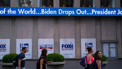 On a summer Sunday, Biden withdrew with a text statement. News outlets struggled for visuals