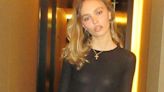 Lily-Rose Depp Puts a Geek Chic Twist on Sheer Dressing