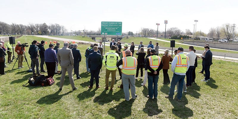 Dignitaries tout bipartisan cooperation at groundbreaking for I-90 bridge project