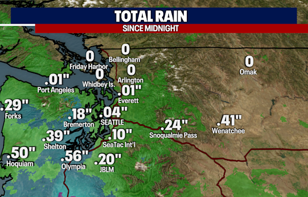 Seattle Weather: Soggy End to the Weekend