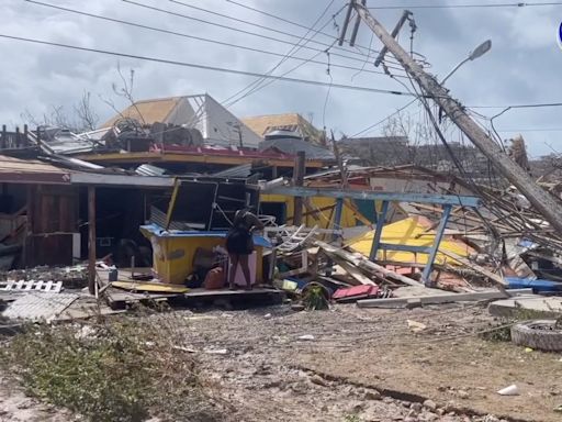 Seven people killed and islands flattened as hurricane Beryl devastates Caribbean