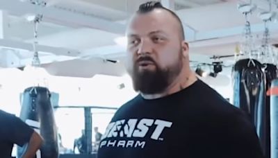 Video | Strongman Eddie Hall breaks Alex Pereira’s punch record after multiple attempts | BJPenn.com