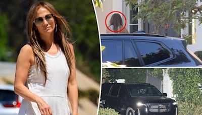 Jennifer Lopez leaves Ben Affleck’s rental home after 5-hour visit as divorce rumors swirl