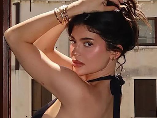 Kylie Jenner stuns in sexy backless dress as she shows off curves on holiday