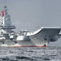 Chinese carrier sails through northeast Taiwan waters