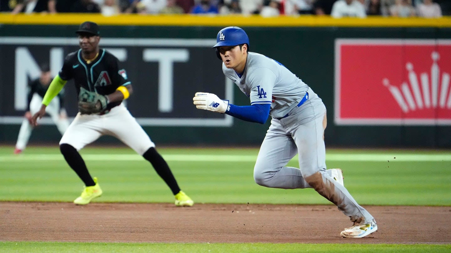 LA Dodgers' Shohei Ohtani Steals 3 Bases, Continues Historic Push For 50-50 Season