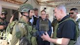 El primer ministro israelí Benjamin Netanyahu realizó una visita sorpresa al sur de Gaza