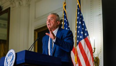 At Nixon library, Robert F. Kennedy Jr. calls for cutting U.S. military budget in half