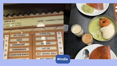 'What in the Rameshwaram are these prices': Woman shocked at 'dirt-cheap' dosa, idli at Bengaluru restaurant