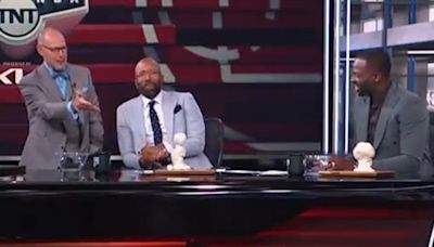 TNT viewers beg Inside the NBA guest to 'blur out' clay model in awkward moment