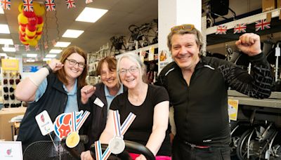 Ableworld team get in the saddle for good cause