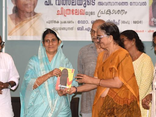 Chitralekha, P. Valsala’s last novel, released