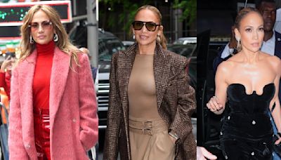 Jennifer Lopez Has a Monochromatic Dressing Tour for Pre-Met Gala Weekend in Prabal Gurung, Michael Kors, Intimissimi and More