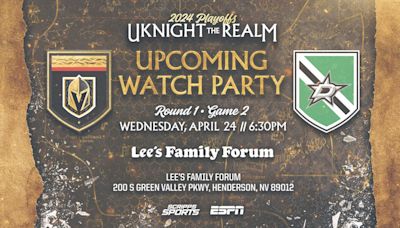 Lee's Family Forum to Host Watch Party for Vegas Golden Knights Game 2 on Wednesday | Vegas Golden Knights