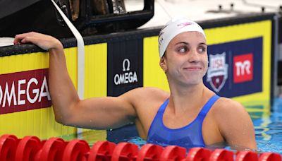 Regan Smith breaks her American record in 100m backstroke