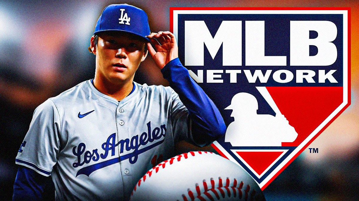 Dodgers' Yoshinobu Yamamoto gets hilariously jinxed by MLB Network before first pitch vs Marlins