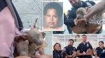 Cops rescue puppies from seller who had them trapped in hot, urine-soaked sacks: ‘Could’ve been dead’