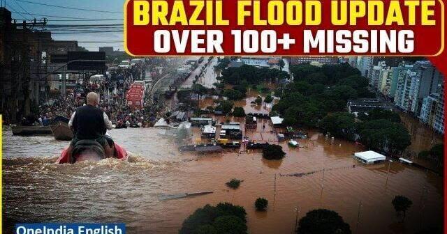 Floods in Brazil: Record Rainfall Displaces Thousands in Southern Brazil, Claims 75 Lives | OneIndia