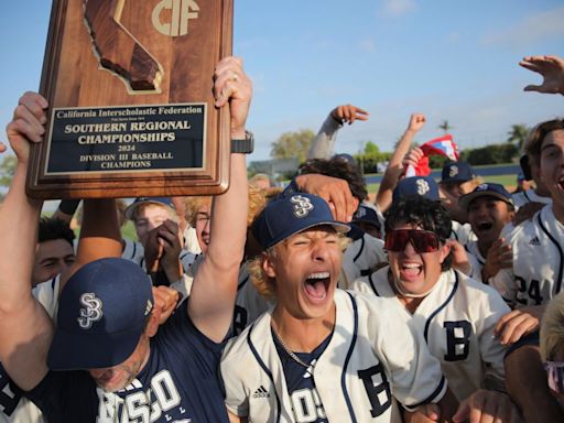 St. John Bosco baseball rallies for walk-off balk win over Bakersfield Christian in CIF regional championship game