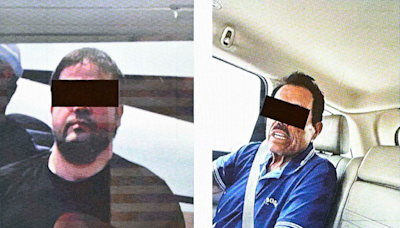 Video shows arrests of 2 suspected Mexican cartel drug lords