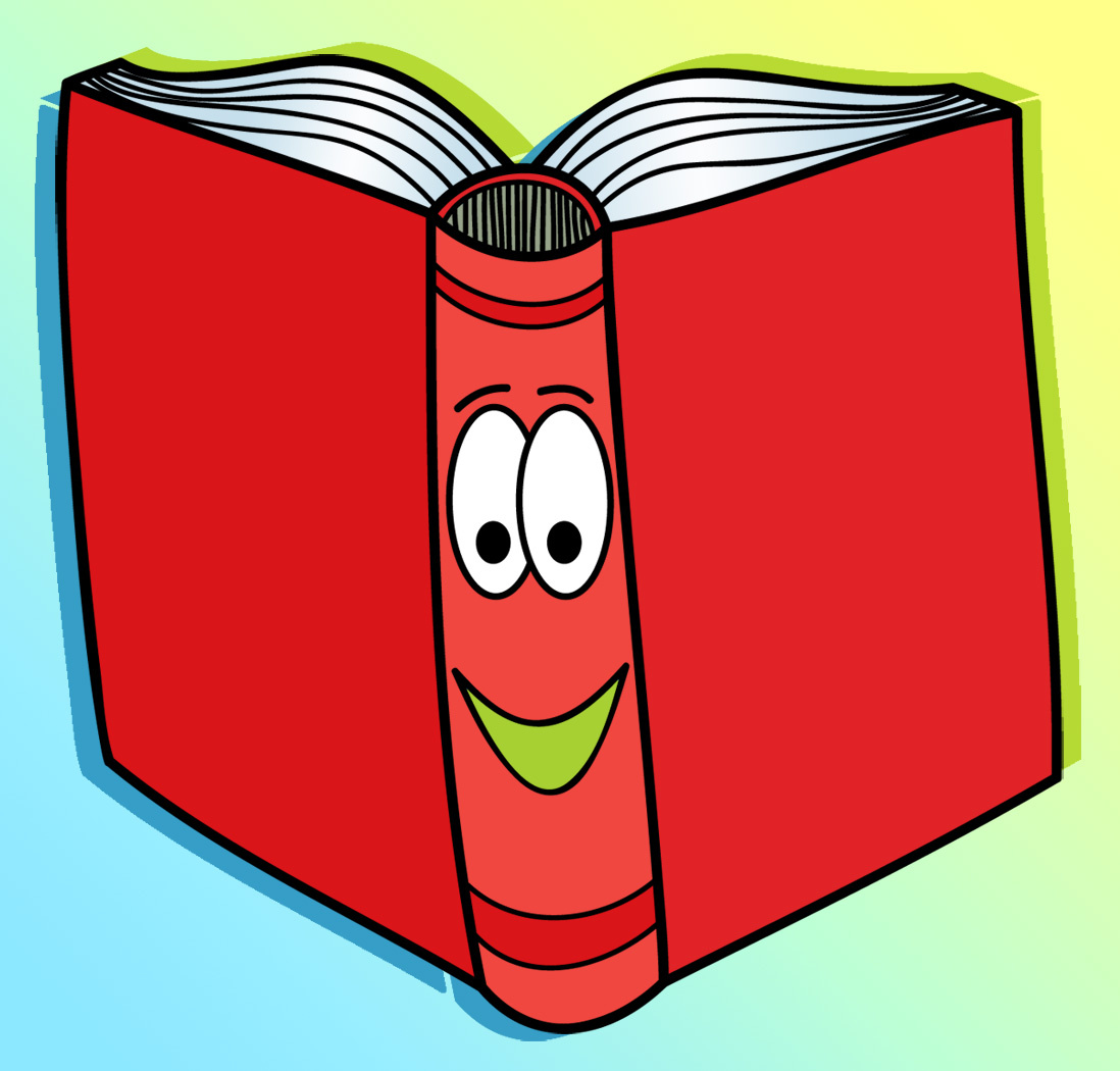 free clip art children reading books