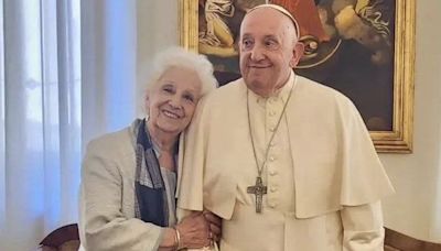 Estela de Carlotto se reunió con el papa Francisco y contó detalles del encuentro