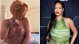 Rihanna Shows off Post-Baby Body in Nude Underwear After Plastic Surgery Confession