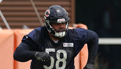 Bears down to just 1 starting offensive lineman during Sunday's practice
