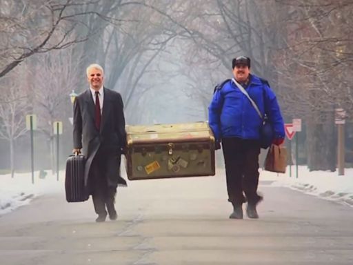 Steve Martin holds back tears as he remembers John Candy in sad scene from doc