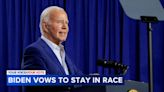 Biden vows to stay in race, told governors he's in good health after medical checkup: Sources